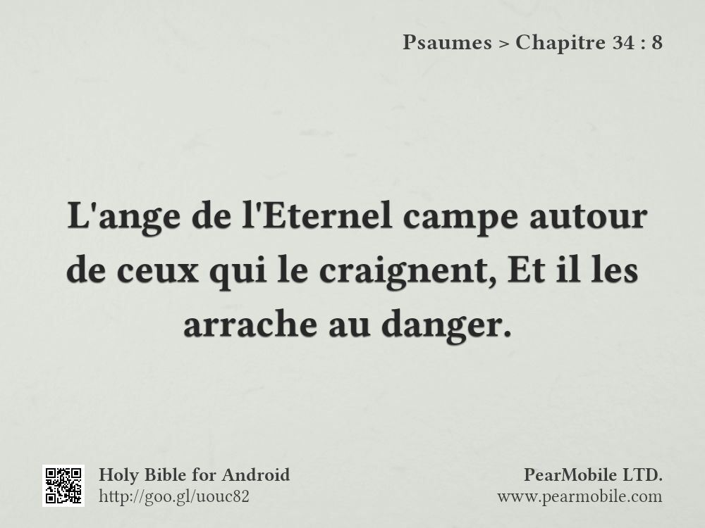 Psaumes, Chapitre 34:8